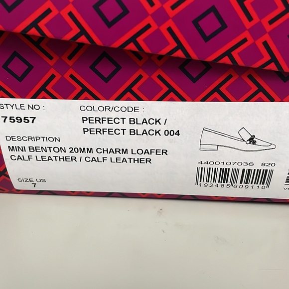 Tory Burch Calf Leather charm loafer *BN* - Picture 8 of 8